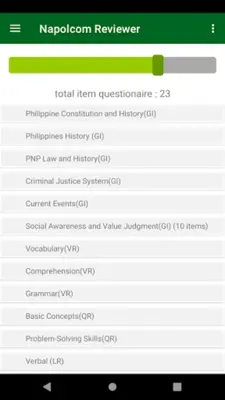 NAPOLCOM REVIEWER android App screenshot 5